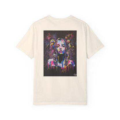 Artistic Unisex Garment-Dyed T-Shirt – Vibrant Graphic Tee with Original Artwork