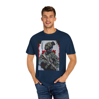 Patriotic Soldier Graphic Unisex T-Shirt