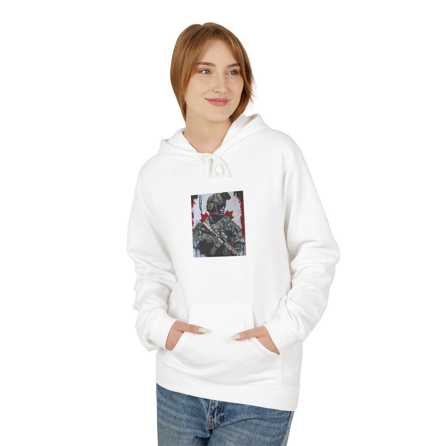 Unisex Midweight Softstyle Fleece Hoodie - Cozy Graphic Sweatshirt for Art Lovers