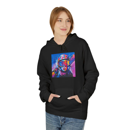 Vibrant Hero Graphic Hoodie - Unisex Midweight Softstyle Wear